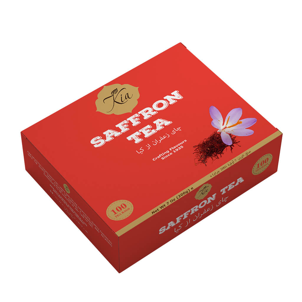 KIA SAFFRON TEA BAGS 20 CT / 50 CT / 100 CT Kia Authentic Ethnic Teas